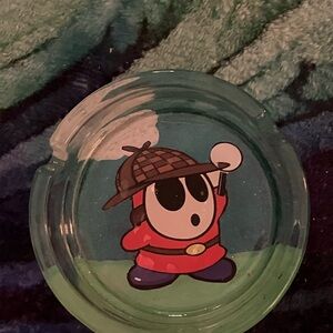 Sherlock Shy Guy Glass Ashtray